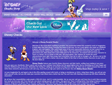 Tablet Screenshot of disneychecksshop.com